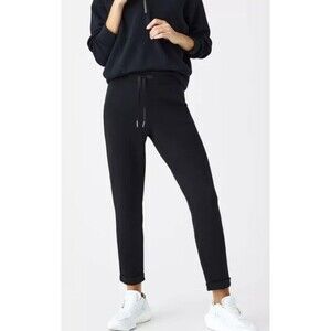 SPANX Black Track Pants